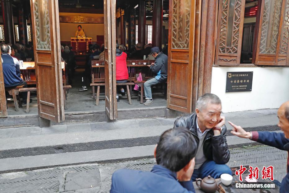 七宝茶馆看老上海生活