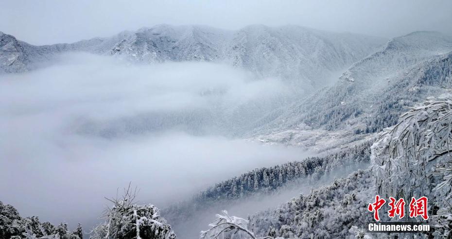 江西庐山迎最美雪季 冰雪世界宛若人间仙境