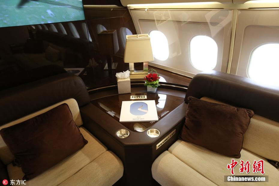 亚洲最大公务航空展上海举行 公务机机舱内饰