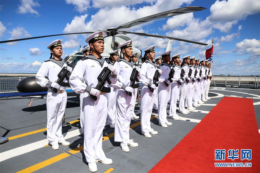 中国海军第二十九批护航编队滨州舰参加波兰海军成立１００周年庆典