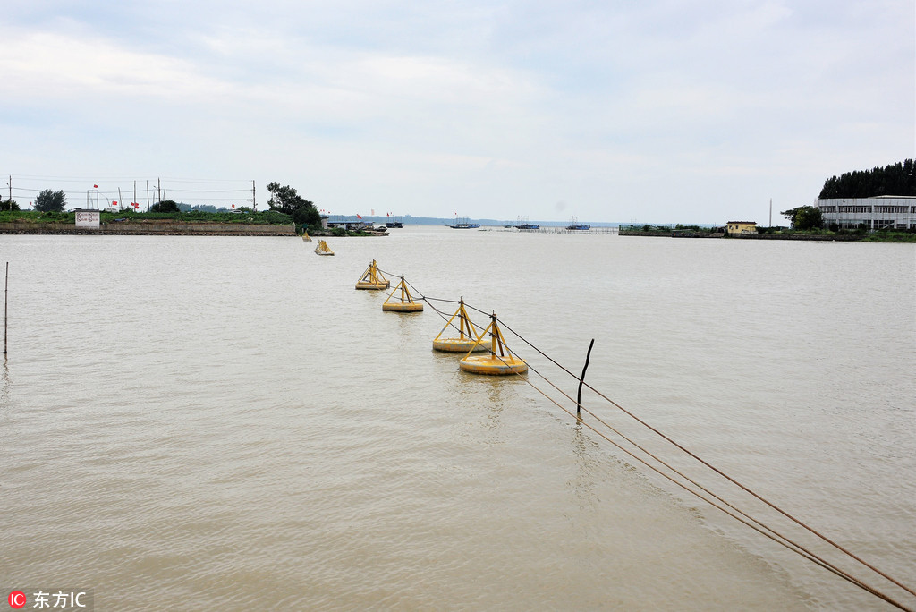 江苏洪泽湖水位逼近13.5米警戒值 海事部门实施临时交通管制