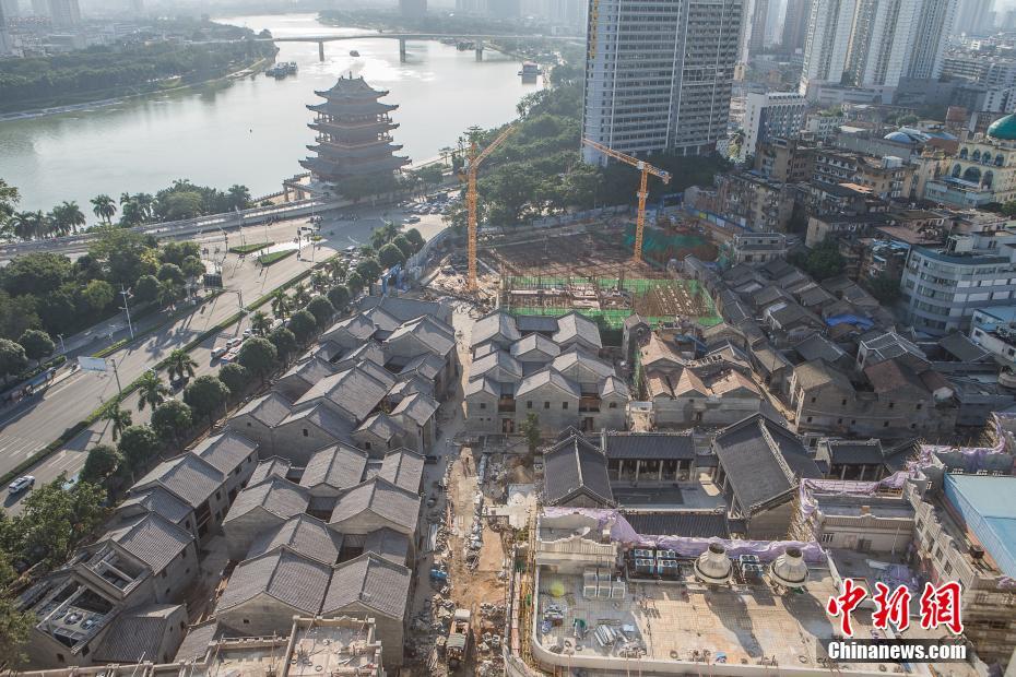 广西南宁“三街两巷”历史文化街区改造项目雏形初现