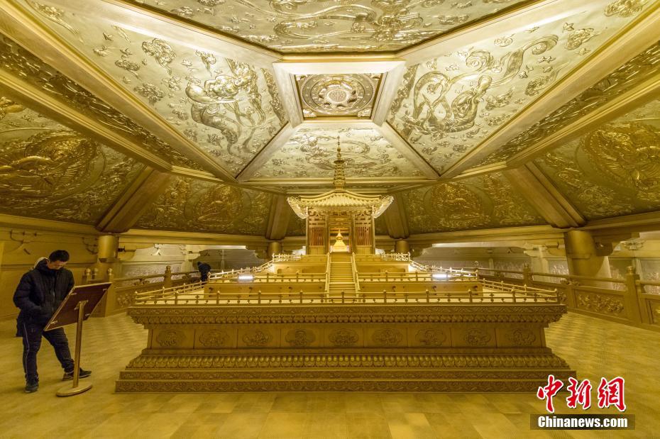 太原复建唐代舍利塔 用65吨纯铜打造“黄金”地宫