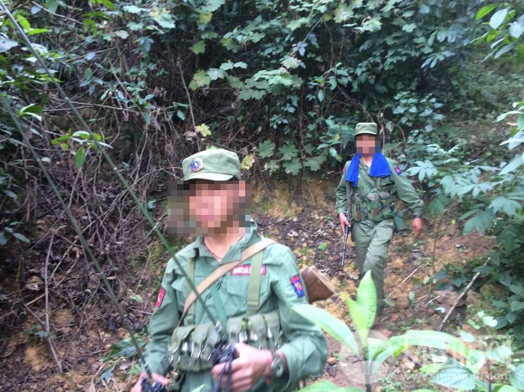 果敢同盟军与缅军交战照片