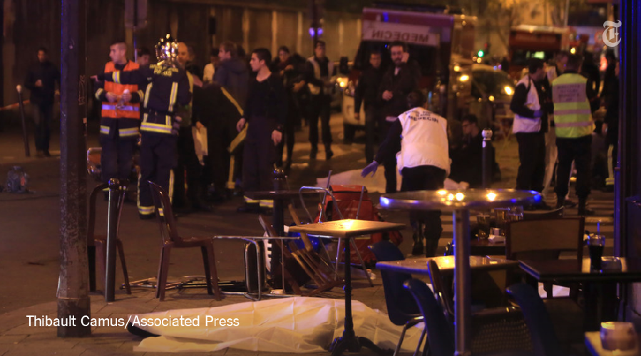 巴黎发生多起枪击爆炸事件 至少40人死亡