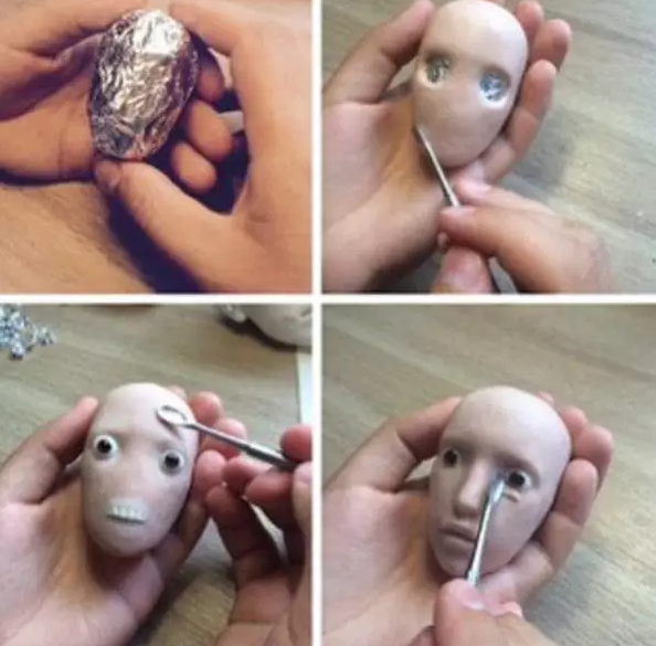 俄罗斯男子做娃娃 逼真到极致
