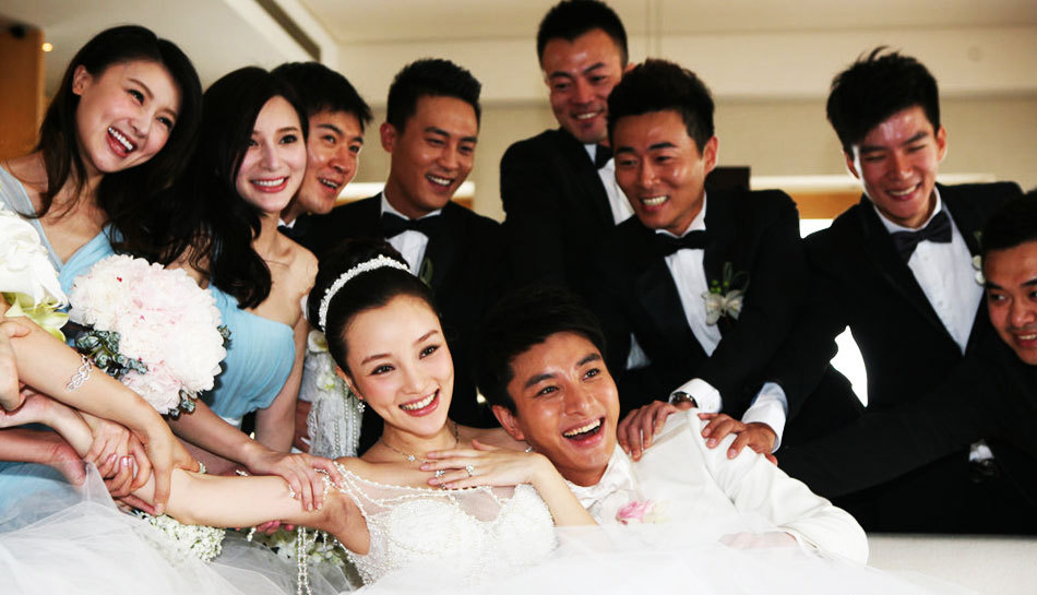 李小冉结婚伴娘图片