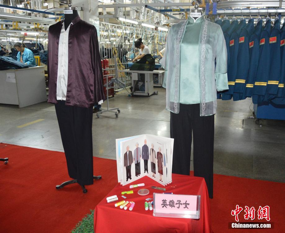 探访“9·3”阅兵服生产企业