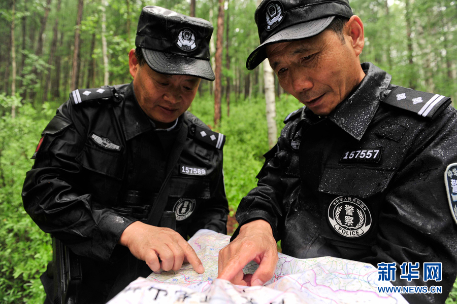 森林警察警服图片